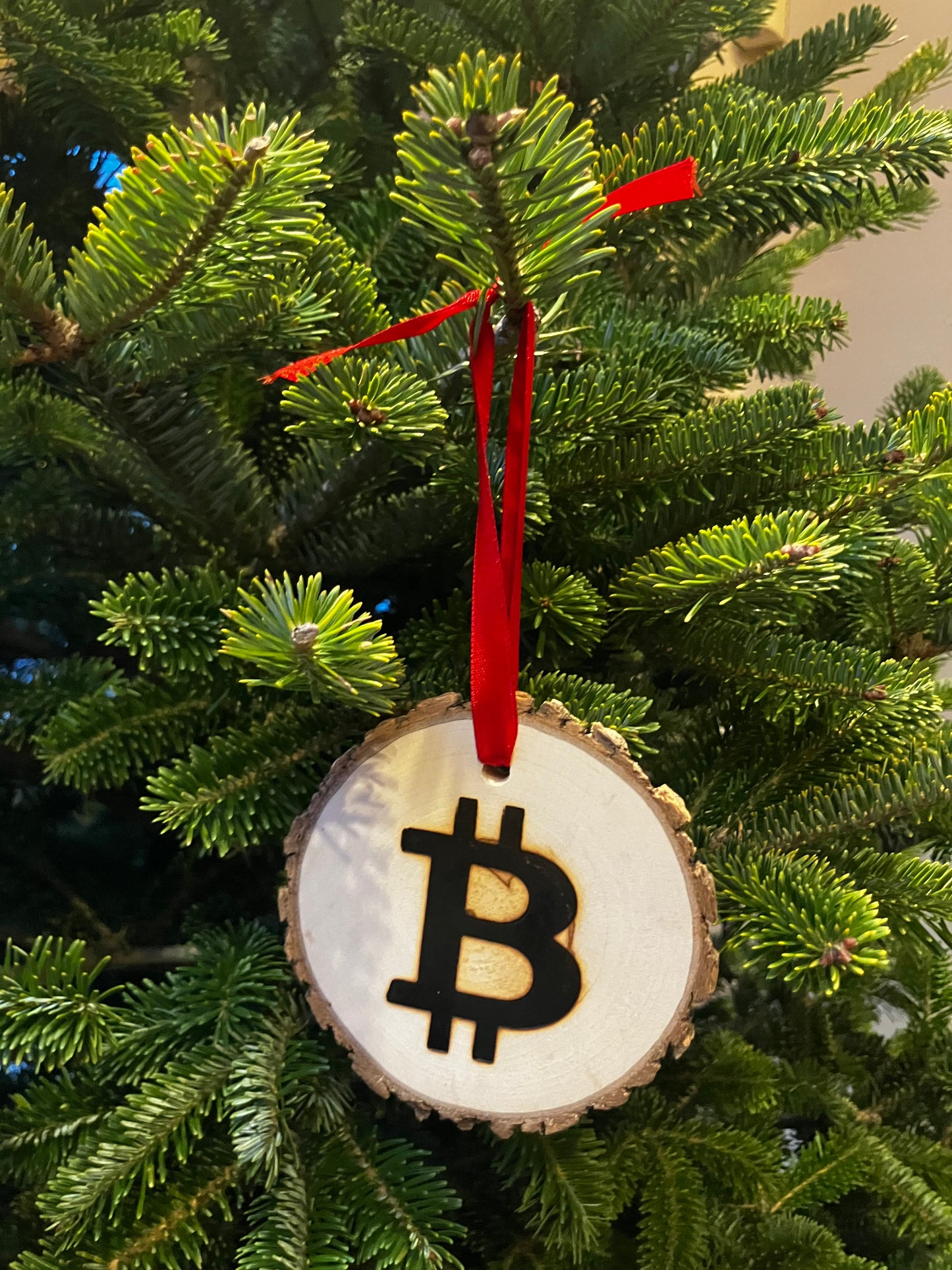 “Live Edge” Christmas Ornament
