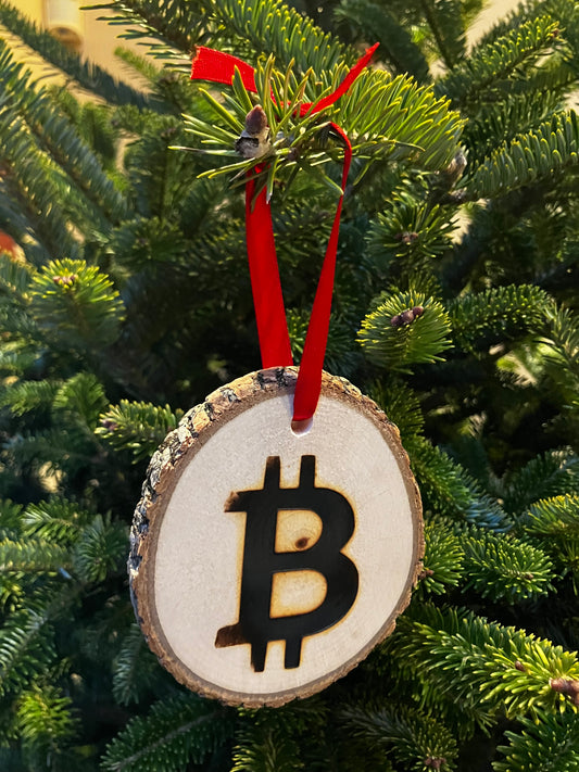 “Live Edge” Christmas Ornament