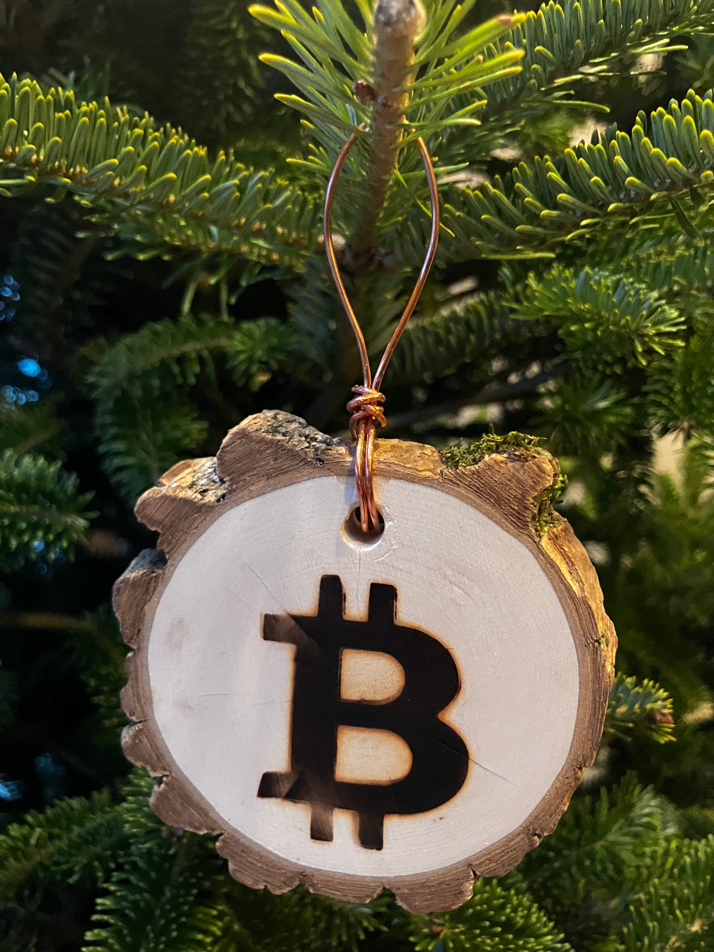 “Live Edge” Christmas Ornament