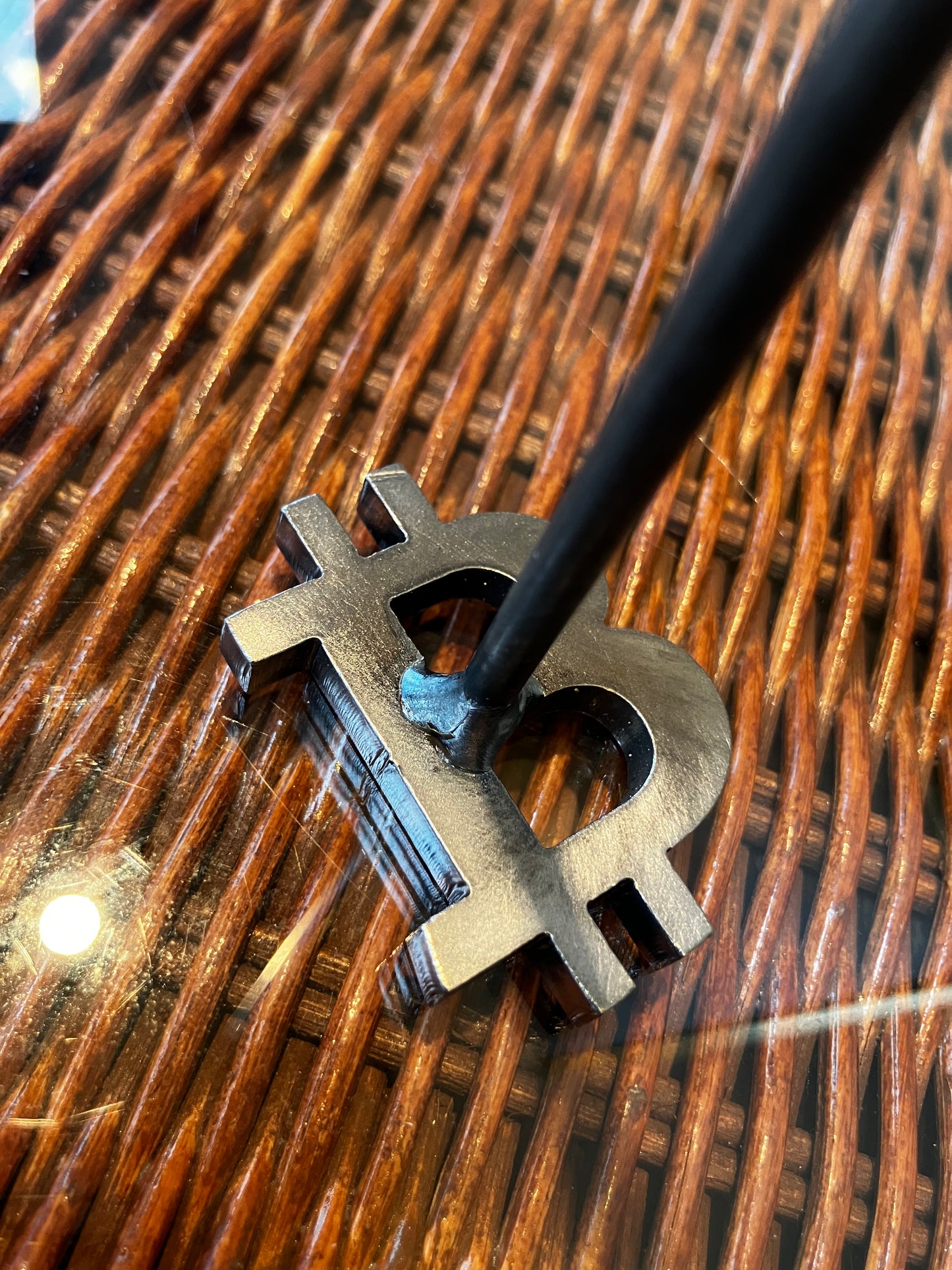 2” in Bitcoin Branding Iron