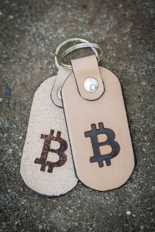 “Low Key” Leather Keychain