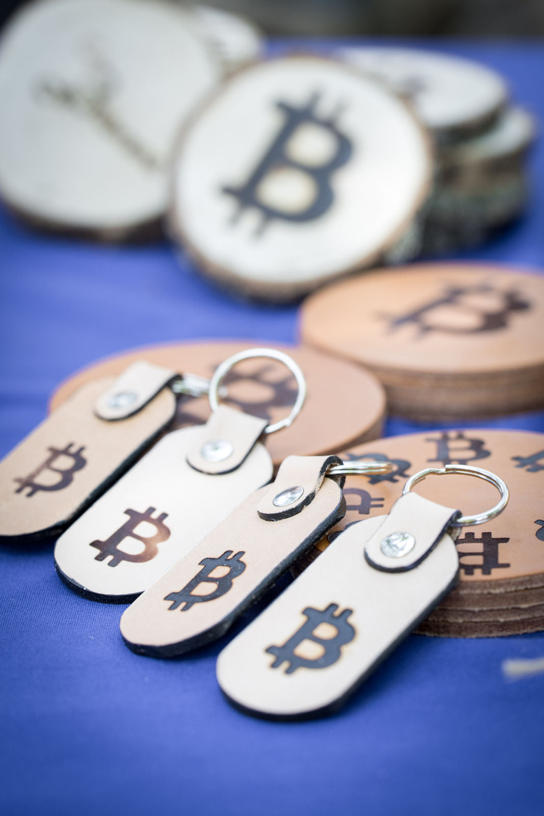 “Low Key” Leather Keychain