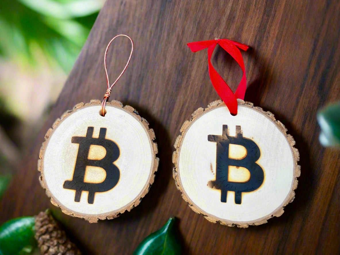 “Live Edge” Christmas Ornament