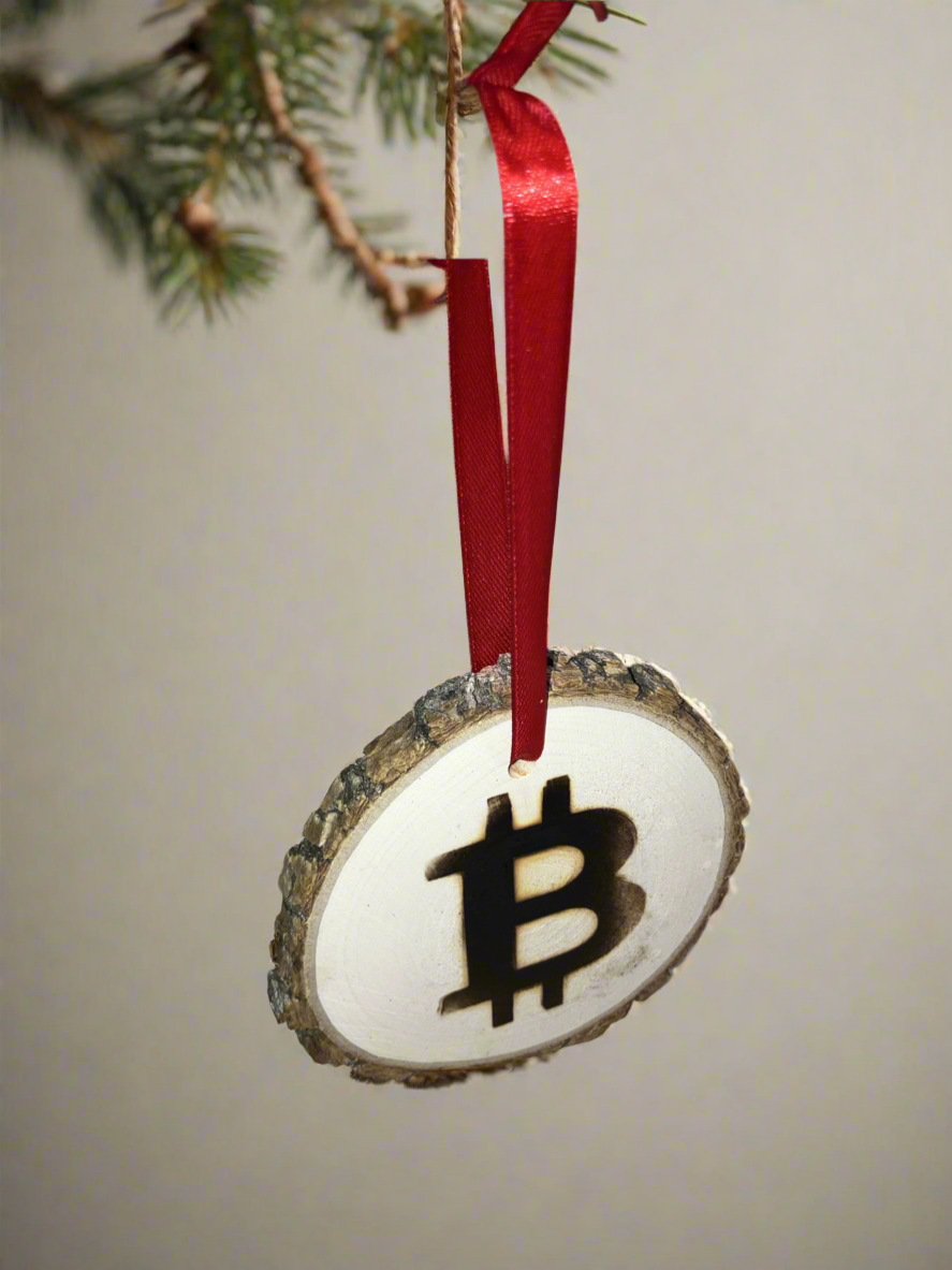 “Live Edge” Christmas Ornament