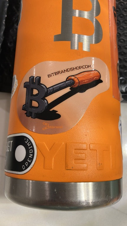 Bitcoin Branding Iron - Dark Variant ￼