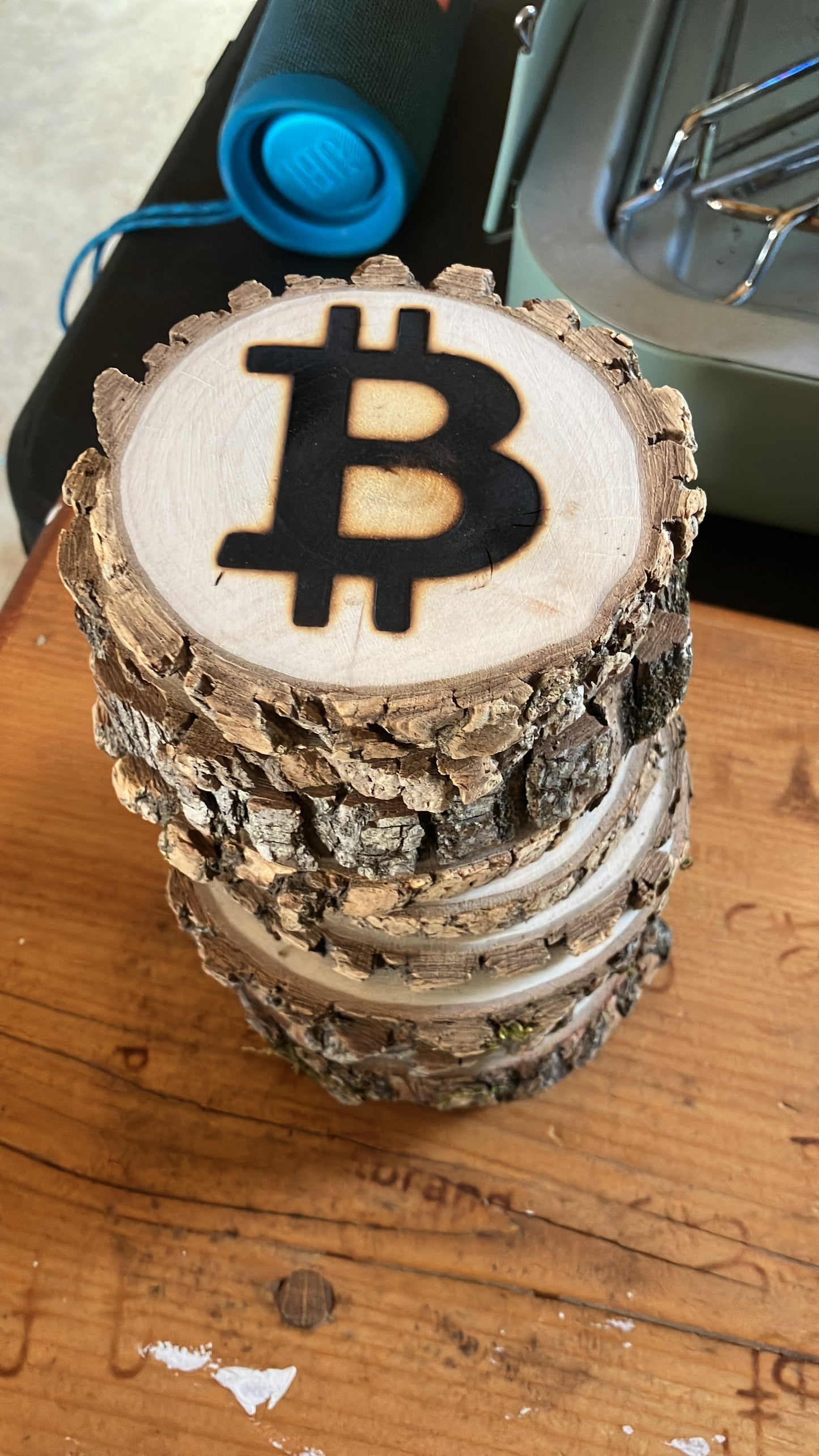 The “Live Edge” Coaster